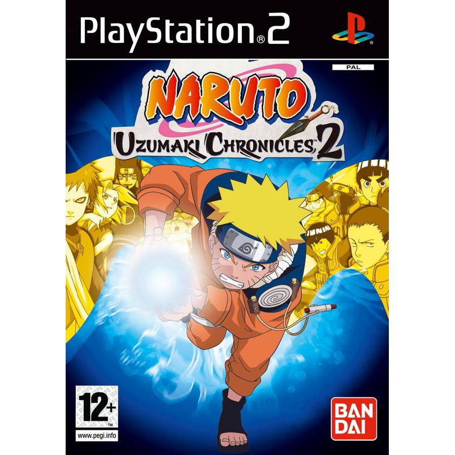 Naruto: Uzumaki Chronicles 2 PS2 แผ่นเกมส์ps2 แผ่นเกมเพล2 เกมps2 เกมนารูโตะ narutops2