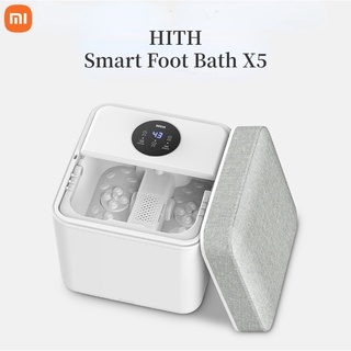 Xiaomi Youpin HITH อุปกรณ์อ่างแช่เท้าไฟฟ้า X5 USB ทรงสี่เหลี่ยม ขนาดเล็ก ทําความร้อนอัตโนมัติ สําหรับใช้ในครัวเรือน ของขวัญ Massager