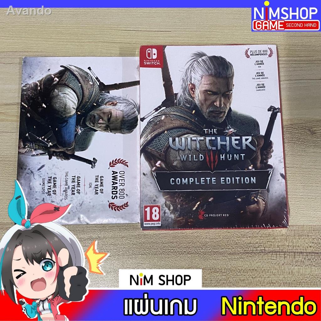 ❐✽(มือ1)(มือ2) Nintendo Switch : The Witcher Wild hunt Complete Edition แผ่นเกม มือหนึ่ง มือสอง สภาพดี