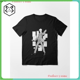 2022 Spy X Family Loid Funny Essential T-Shirt เสื้อยืดพิมพ์ลาย เสื้อยืดธีมการ์ตูน คอกลม cotton ความนิยม Unisex