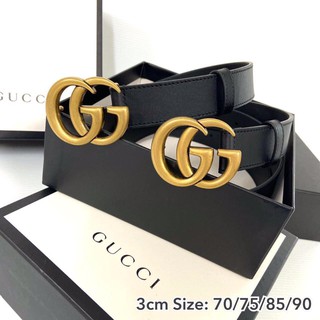 GUCCI belt 3 cm ของแท้ 100% [ส่งฟรี]