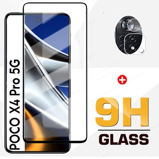 2in1 9H Tempered Glass For Xiaomi Poco X4 Pro 5G Protective Screen Protector For Poco X4Pro 5G x4pro5G Camera Len Glass