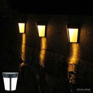 โคมไฟติดผนังพลังงานแสงอาทิตย์ LED Outdoor Garden Light Waterproof