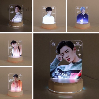 โคมไฟตั้งโต๊ะ Led Exo 7 สี เลือกลายทักแชทก่อนจ้า