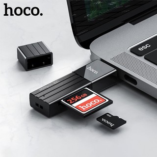 HOCO HB20 ของแท้100% Mindful 2-in-1 การ์ดรีดเดอร์ SD Card Reader USB3.0/ 2.0 OTG Memory Card Adapter Bestbosss