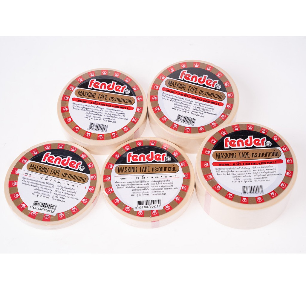 Fender شريط ورقي لاصق 25 ياردة — صورة 3