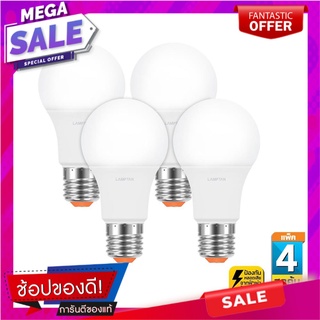 หลอด LED LAMPTAN ลูกแพร์ 10 วัตต์ เดย์ไลท์ E27 หลอดไฟ LED LED BULB LAMPTAN PEAR 10W DAYLIGHT E27