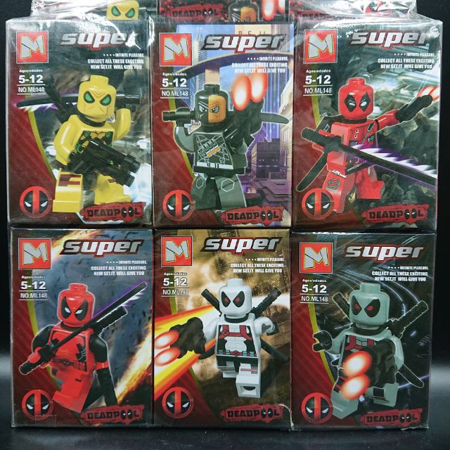 เลโก้​ รวม​ Deadpool ML148 / 1  Set​ มี​ 6  แบบ​ ราคา​ถูก​❤️​ พร้อมส่ง​ เก็บเงิน​ปลายทาง​ได้จ้า​