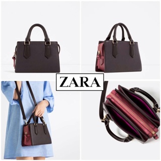 กระเป๋า ZARA CONTRAST MINI CITY BAG (outlet)