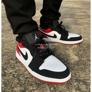 Air Jordan 1 Low Black Toe Shopee Thailand