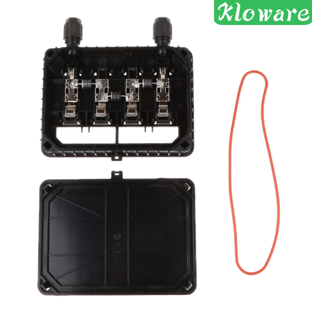 [KLOWARE] กล่องเชื่อมต่อพลังงานแสงอาทิตย์ PV พร้อมไดโอด 4 ตัว สําหรับ 190W-250W 9A