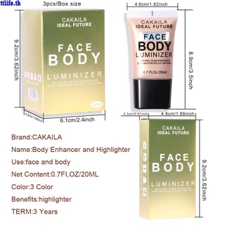 【ANDES】 Body Face Liquid High Gloss Gel Wheat Complexion Brighten Waterproof Shimmer Body Leg Clavicle Diamond Facial Highlighter Makeup