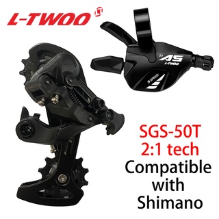 Ltwoo A5 1X9 ชุดทริกเกอร์โซ่ 9 ความเร็ว 2: 1 สําหรับจักรยาน MTB 9v สวิตช์ 9S SHIMANO