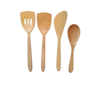 มาใหม่ ตะหลิวไม้ ทัพพีไม้ ขัดเงาพร้อมใช้ Wooden Spoon for Cooking