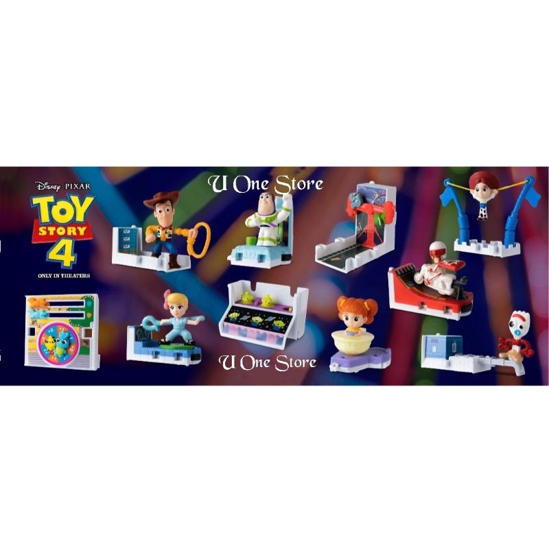 Mcdonalds Happy Meal Toys Toy Story ครบชุด 10 ชิ้น