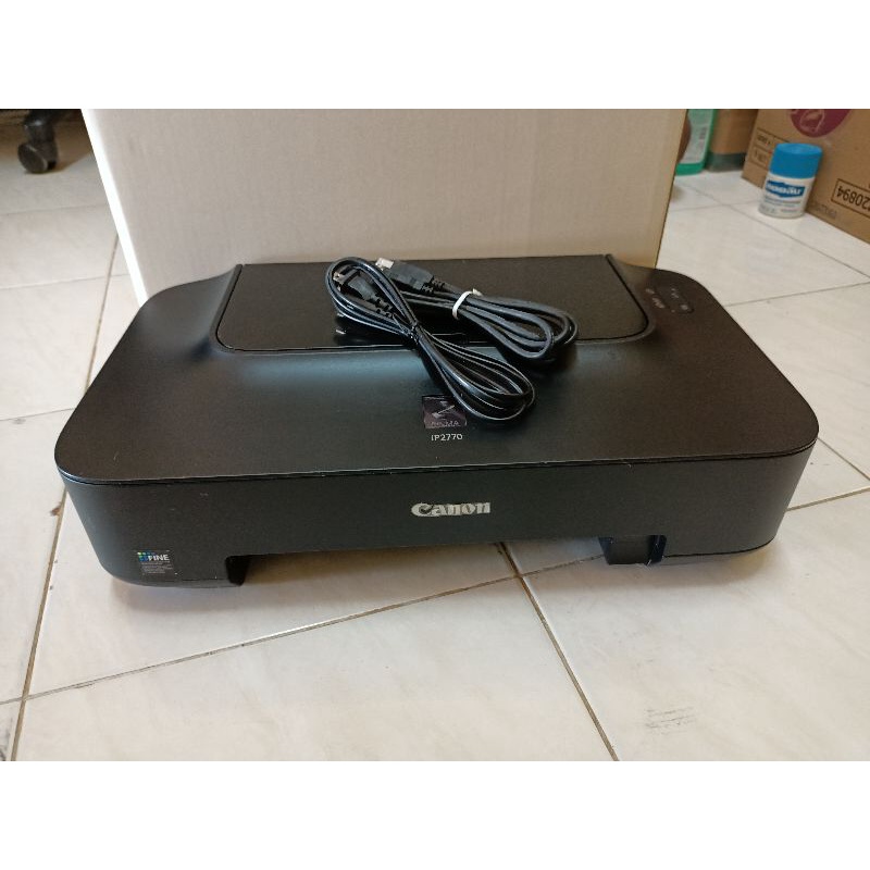 เครื่องพิมพ์ อิงค์เจ็ท Canon Pixma iP2770(มือสอง)ใช้ได้ทันทีเครื่องเปล่าไม่มีสายไฟไม่มีusbประกัน 7วั