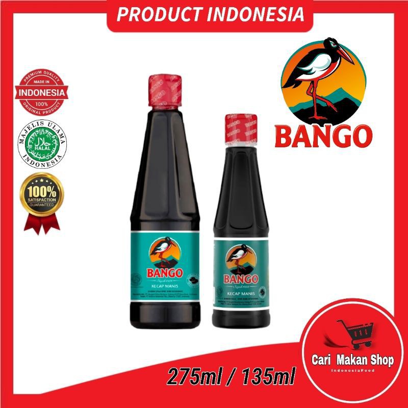 Bango Kecap Manis Botol / Bango Sweet Sauce 275 ML Kicap Sweet Saos ...