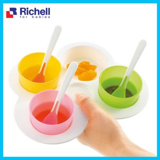 Richell Weaning Starter Set ชุดจานหลุมสำหรับเริ่มป้อน