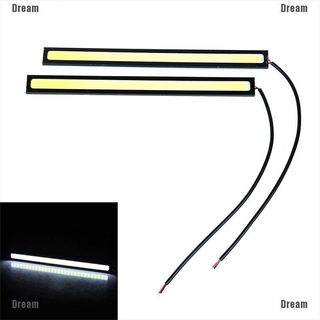 &lt;Dream&gt; ไฟตัดหมอก led 12v สว่างมาก กันน้ํา สีขาว สําหรับรถยนต์ 2 ชิ้น