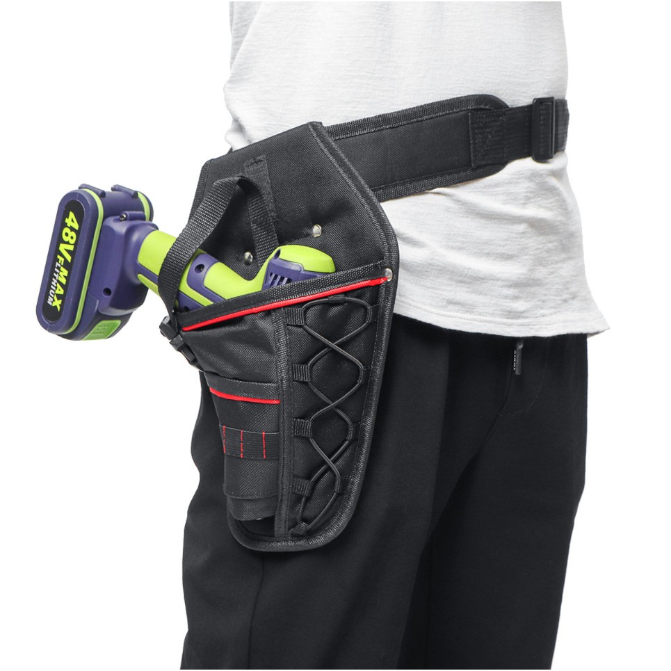 8 In 1 ชุดไขควงผู้ถือ 840Dไนลอนเครื่องมือผ้ากระเป๋าเอวช่างสว่านไฟฟ้า