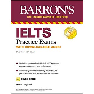 DKTODAY หนังสือ BARRONS IELTS PRACTICE EXAMS WITH ONLINE AUDIO (4ED)