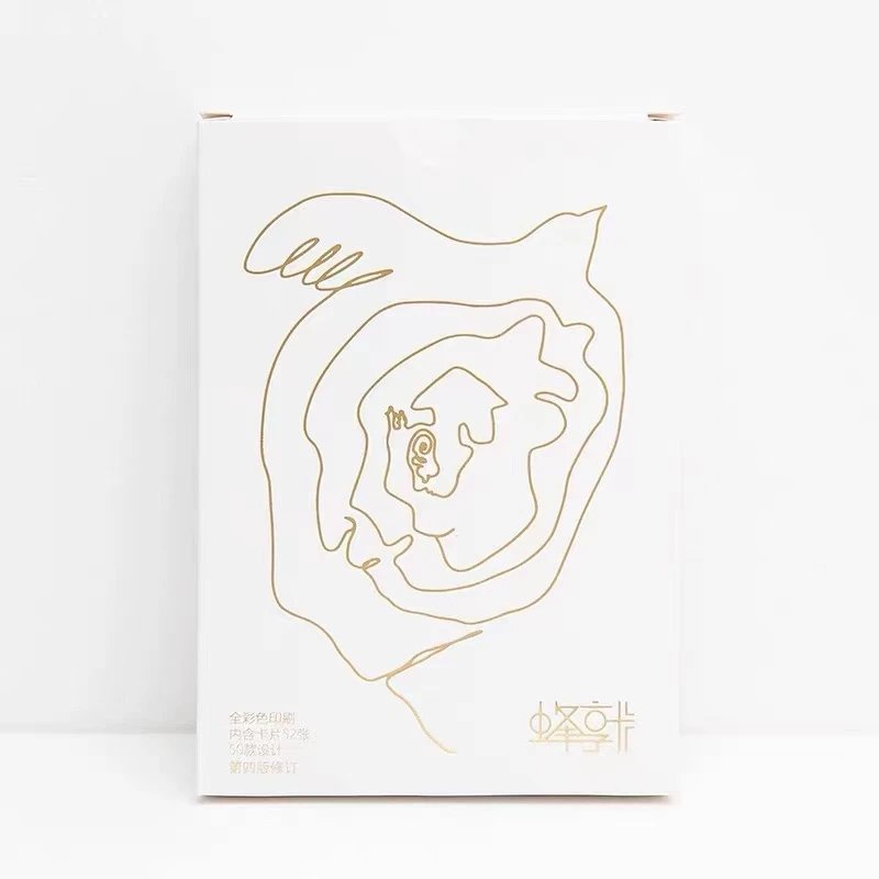 [จีน-อังกฤษ] Bee Enjoy Cards -- การ์ดเกม Icebreaker/การ์ดขูด/การ์ดเคลื่อนไหว 50 ชิ้น/กล่องฟรีถุงผ้าล