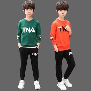 ชุดเซ็ตเสื้อแขนยาวพร้อมกางเกงขายาว TNA ผ้าคอตตอนผสม (สินค้าพร้อมส่งในไทย)