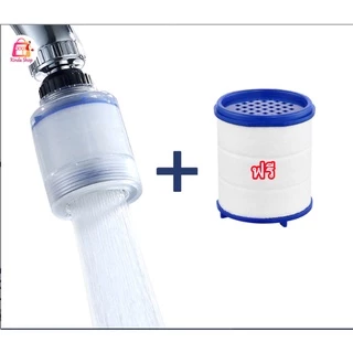 หัวก๊อก หัวต่อก๊อกน้ำแบบมีหินกรอง หัวต่อก๊อกกรองน้ำ หัวจุกกรองน้ำ หัวก๊อกกรองน้ำ ขนาดพกพา เพื่อกรองน้ำสะอาด