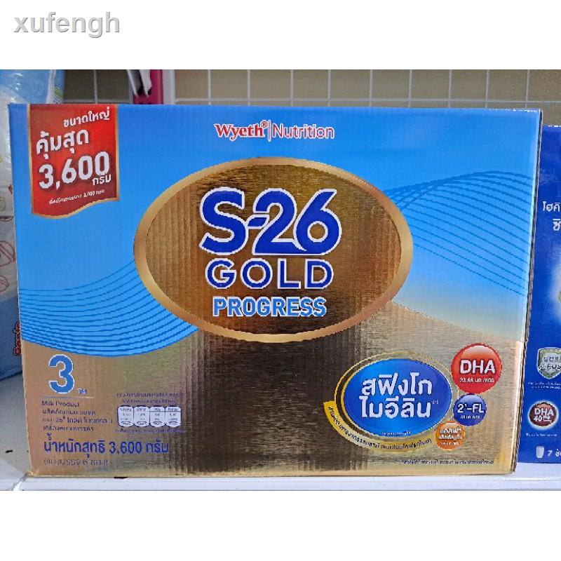 แฟชั่น▩☬☑ส่งฟรี เอส26 นมผงสูตร3 S26 Gold Progress สูตร3 3600 g.