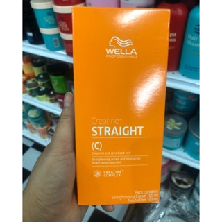 WELLA เวลล่า น้ำยายืดผม ครีเอทีน  โฉมใหม่ มี 2 สูตร N สำหรับผมแข็งแรง สูตร C สำหรับผมเสีย อ่อนแอ ปริมาณ 100 มล.