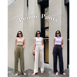 PS.KLOSET | PENNIE PANTS กางเกงกระบอกเอวสูง