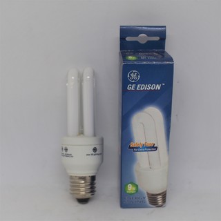 หลอดประหยัดไฟ 2U GE 9 วัตต์ แสงสีขาว (เดย์ไลท์)