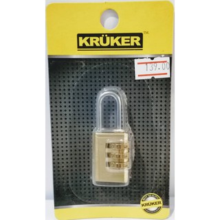 กุญแจรหัส ทองเหลือง KK 2419 Kruker