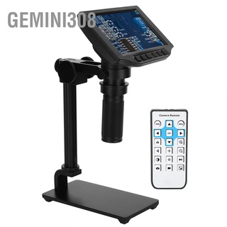 Gemini308 กล้องจุลทรรศน์อุตสาหกรรม 150X เลนส์ C‐Type 5 นิ้ว 24Mp 60Fps Hdmi Usb (ปลั๊ก Us Ac100‐240V)