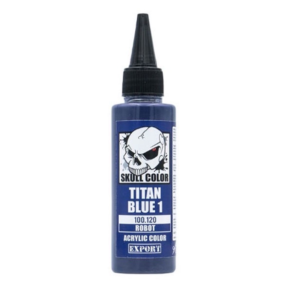 Skull Color 100.120 Titan Blue 1 60 ml [Robot] 8853100904004 (สี)