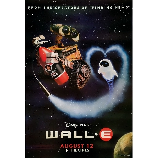 โปสเตอร์ หนัง การ์ตูน วอลล์ อี หุ่นจิ๋วหัวใจเกินร้อย WALL-E 2008 POSTER 24”x35” 3D Anime Disney Pixar