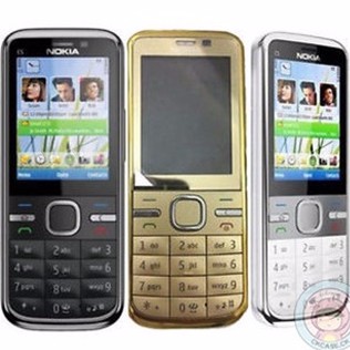 โทรศัพท์มือถือโนเกียปุ่มกด NOKIA C5 (สีขาว)  3G/4G รุ่นใหม่2020  รองรับภาษาไทย
