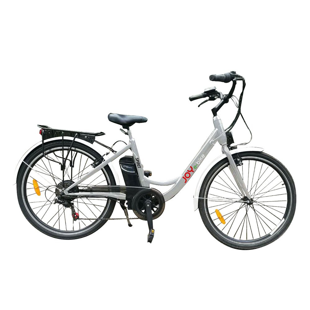 ElECTRIC BICYCLE JOY E01-SPIRIT GREY จักรยานไฟฟ้า JOY BICYCLE E01 SPIRIT สีเทา จักรยานไฟฟ้าและสกู๊ตเ