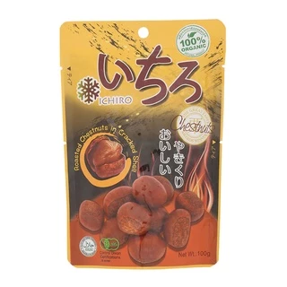 ขนม เกาลัด เกาลัดอบก่อหยวน เกาลัดอบ ตรา ก่อหยวน Roasted Chestnuts ( Goryuan Brand ) ขนาด 80 กรัม และ 100 กรัม