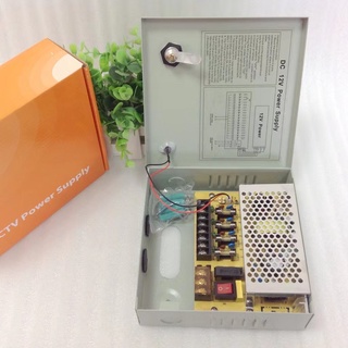 Switching Power Supply สวิตชิ่งเพาเวอร์ซัพพลาย 12V 5A 4CH 60W(สีเงิน)