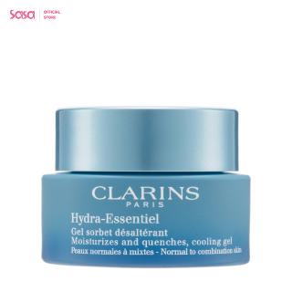 Clarins Hydra-Essentiel Cooling Gel 50ml คลาแรงส์ ไฮดรา-เอสเซนทอล คูลลิ่ง เจล 50มล