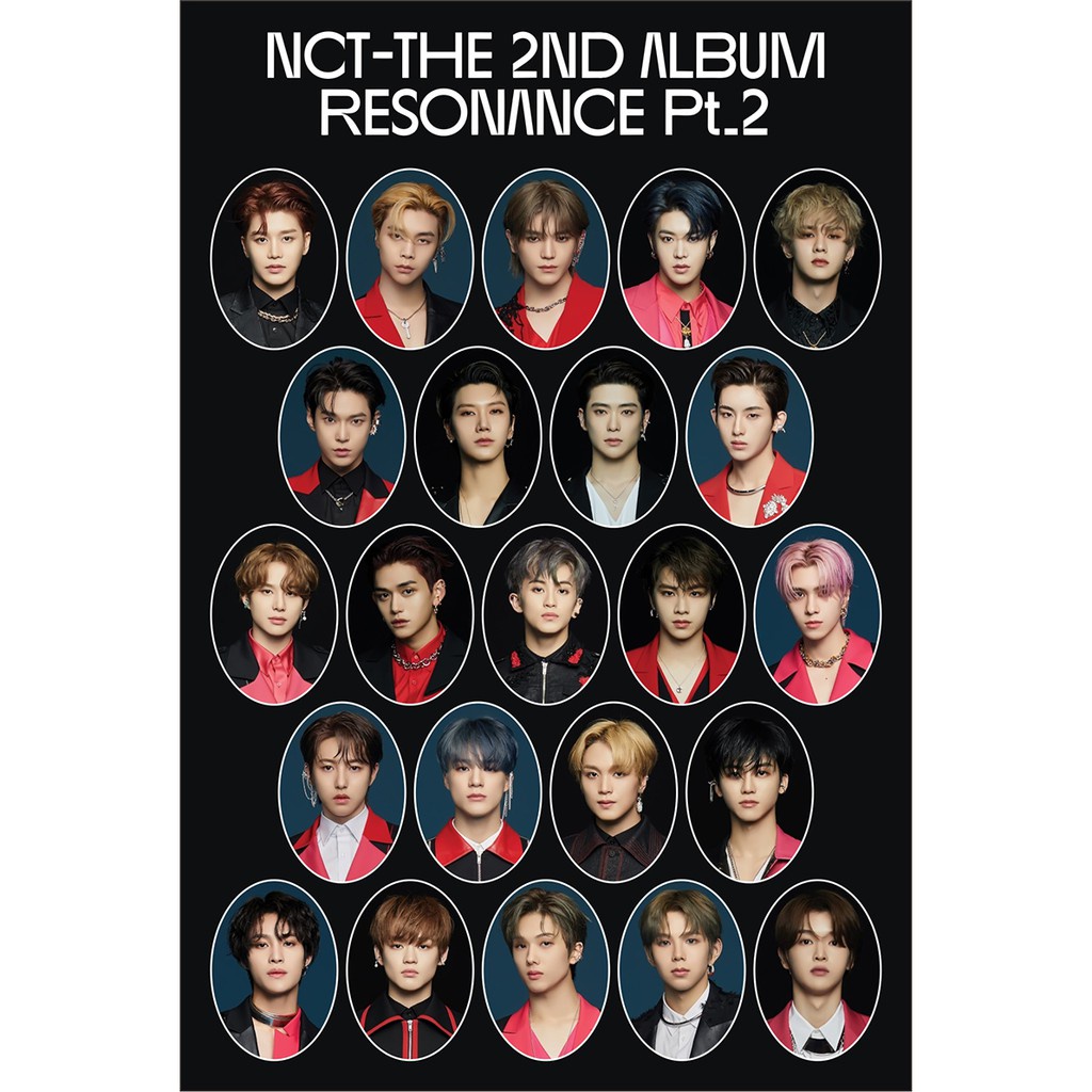 สติ๊กเกอร์ KPOP NCT 2020 สติ๊กเกอร์ RESONANCE KPOPMURAH NCT 127 NCT DREAM WAYV 2020