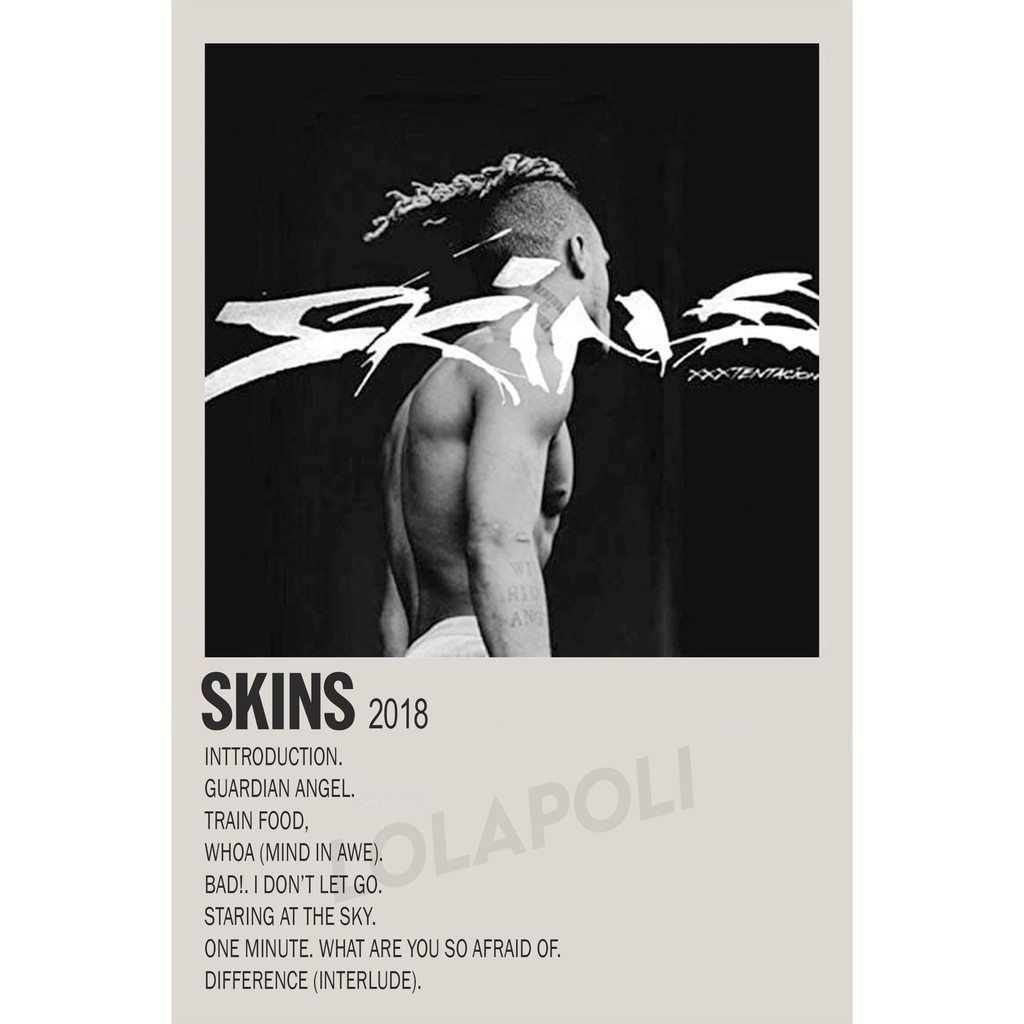 โปสเตอร์ปกอัลบั้มสกิน - XXXTentacion