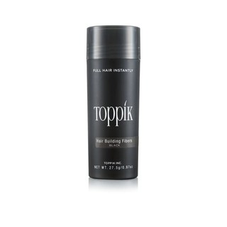 TOPPIK HAIR FIBER ผลิตภัณฑ์บำรุงผม Fibers Black ขนาด 27.5 กรัม ผลิตภัณฑ์บำรุงผม ผลิตภัณฑ์ดูแลเส้นผม ผลิตภัณฑ์ดูแลผิวกาย