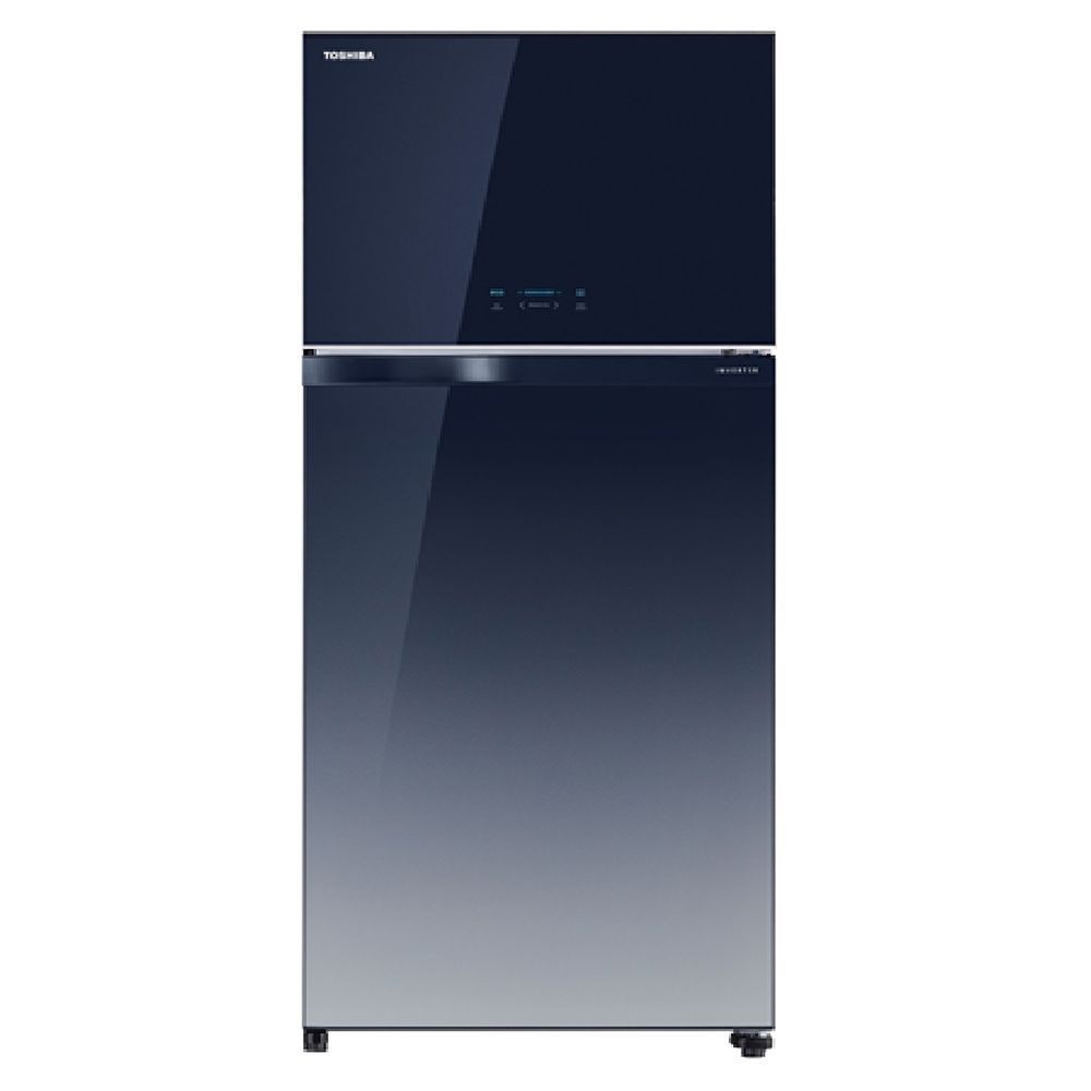 ตู้เย็น ตู้เย็น 2 ประตู TOSHIBA GR-AG66KA (GG) 21.8 คิว อินเวอร์เตอร์ สีน้ำเงิน ตู้เย็น ตู้แช่แข็ง เครื่องใช้ไฟฟ้า 2-DOO
