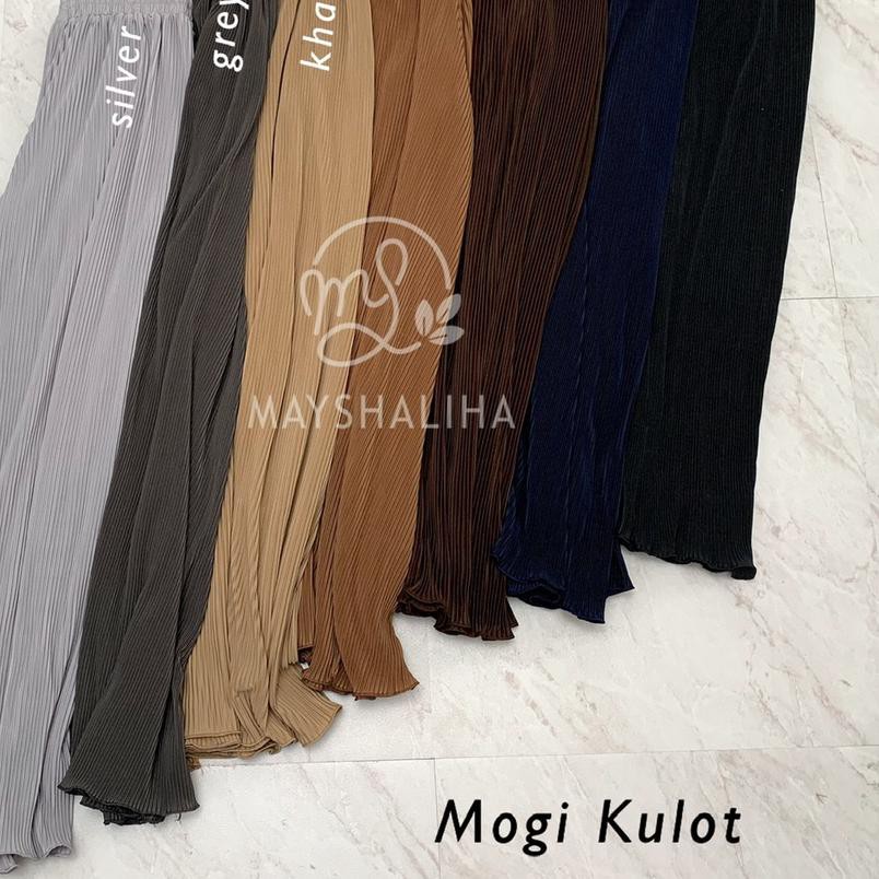 ♠ กางเกง Culotte Mogi Pleats ขนาดใหญ่ ☋