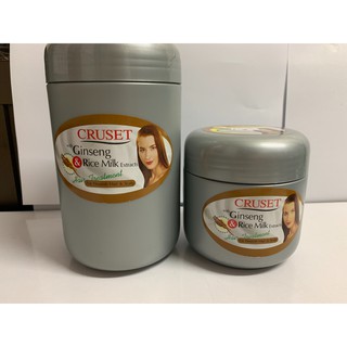 Cruset ครีมหมักผม Ginseng+Rice Milk, Spirulina ทรีตเมนต์หมักผม