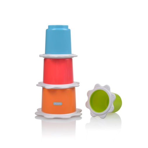 Kidsme Stacking Cups - ของเล่นเด็ก ถ้วยซ้อน -- K-9445