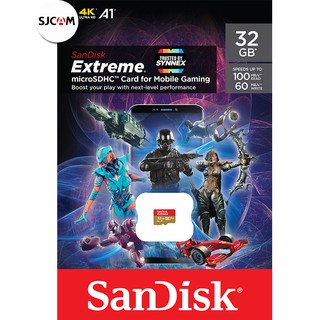 SanDisk Micro Sd Card Extreme 32GB SDHC อ่าน 100Mb/S เขียน60Mb/S (SDSQXAF-032G-GN6MN#) ไมโครเอสดีการ์ด แซนดิส โดย Synnex