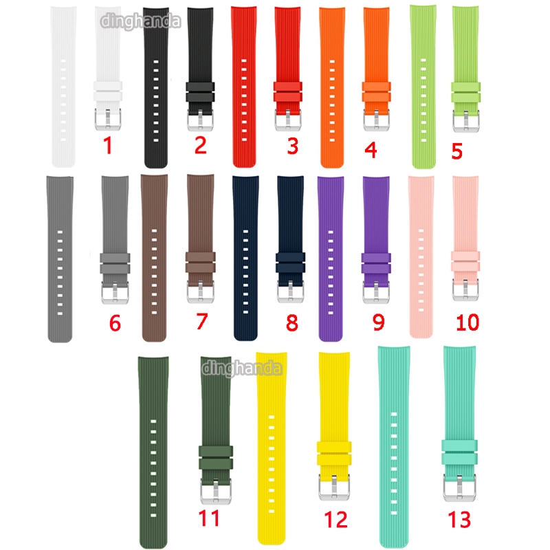 ซิลิโคนเปลี่ยนวงสายกีฬาสำหรับ Huami Amazfit GTS 2e GTS2 mini GTS3 4 GTS4 mini Active